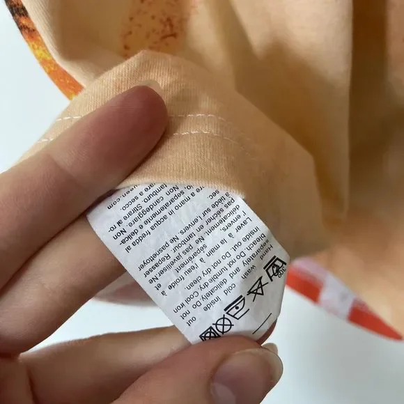 Save The Queen Vintage Short Sleeve Multicoloured Abstract Fruit Print Top Large - Picture 16 of 16